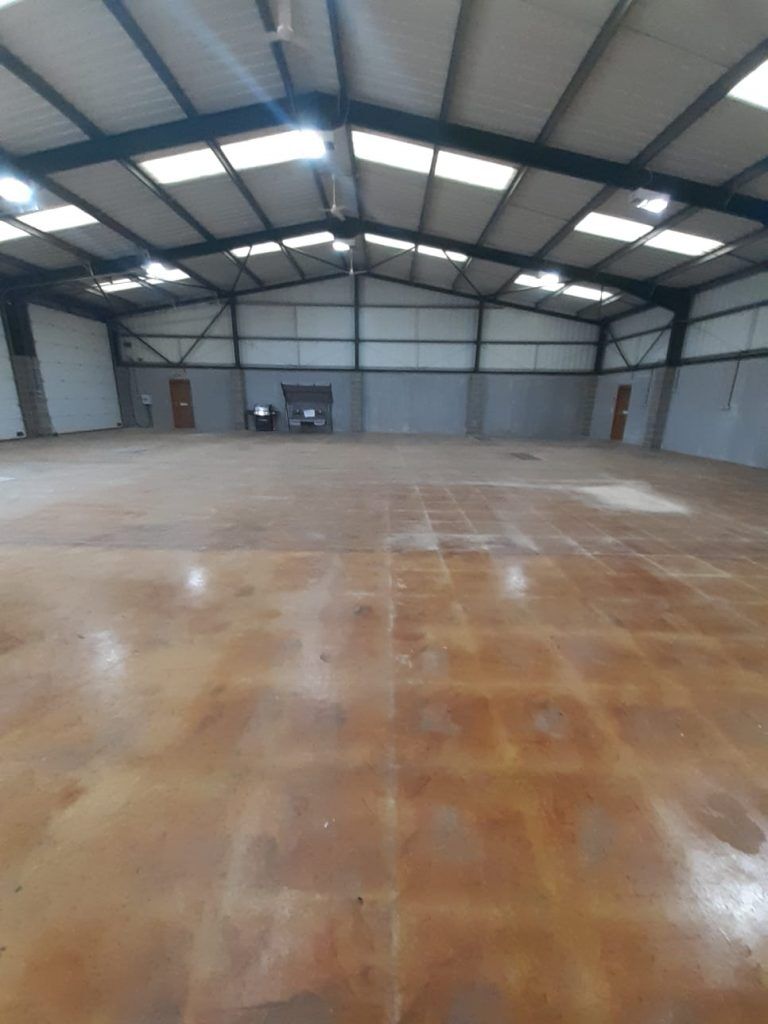 2-readytoleave Crowland Caravans ready to leave the old warehouse, now empty.