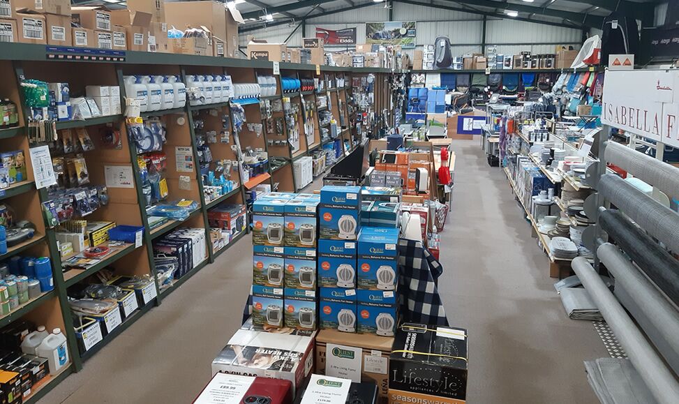 accessory shop Crowland Caravans accessory shop